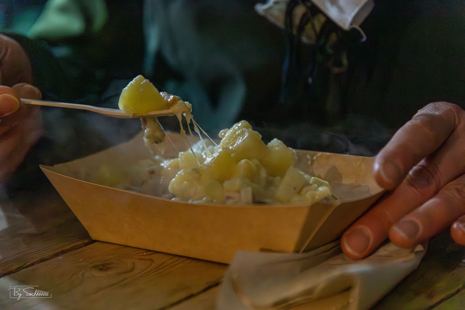 Barquette de tartiflette au fromage fondant