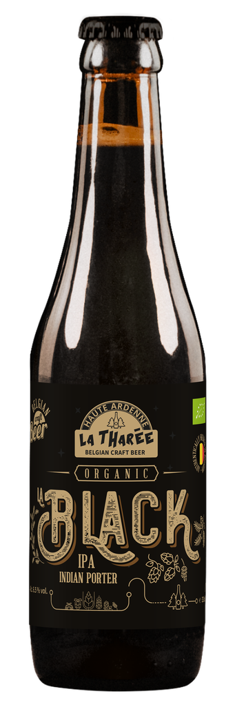 La THArée BLACK IPA BIO 33cl / BE-BIO-01